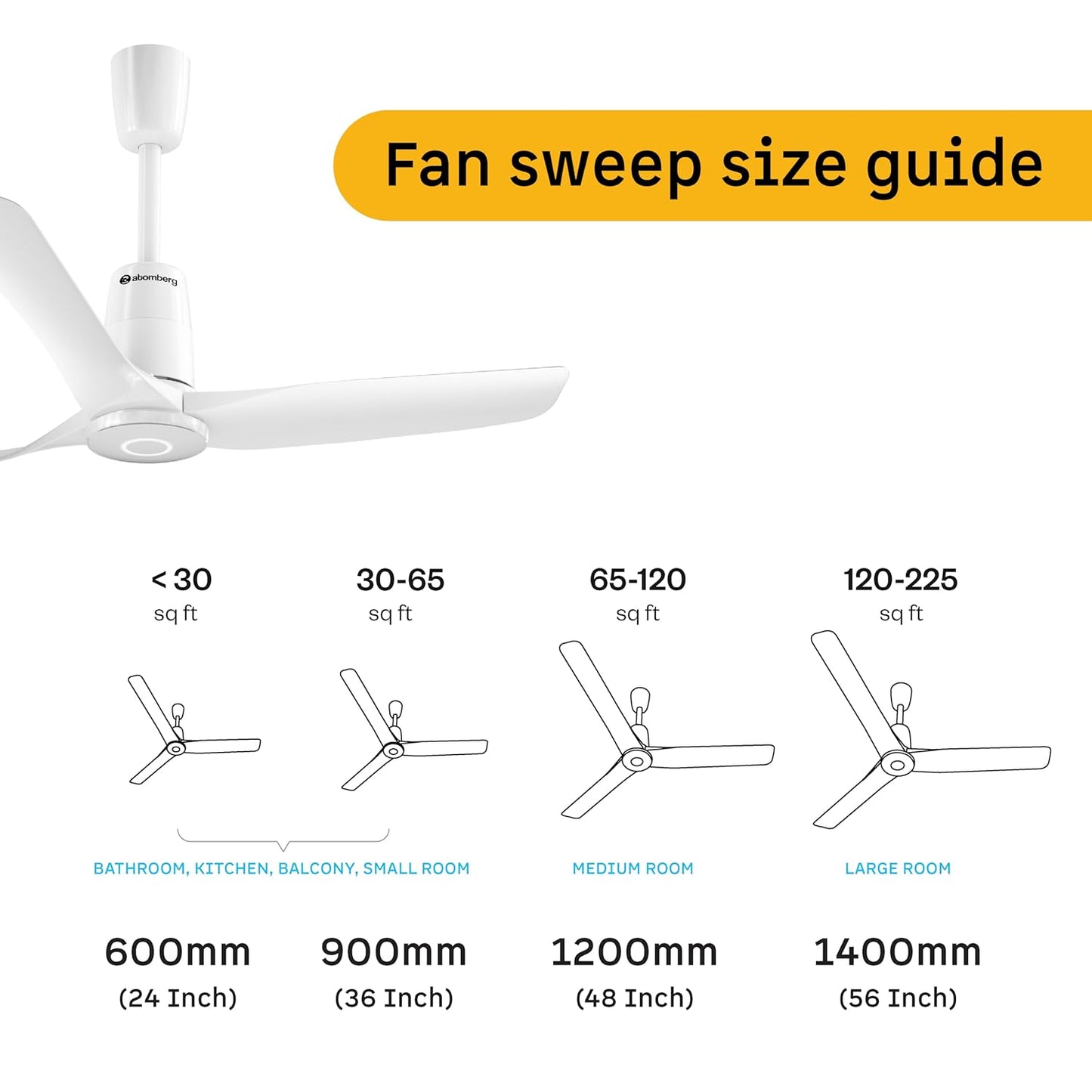 atomberg Aris Contour Smart 900mm Voice Controlled BLDC Ceiling Fan with Remote |BEE 5 star| Best-in-class Air Flow |Silent Operation| Designer Fan | Free Installation | 5 Year Warranty | Marble White