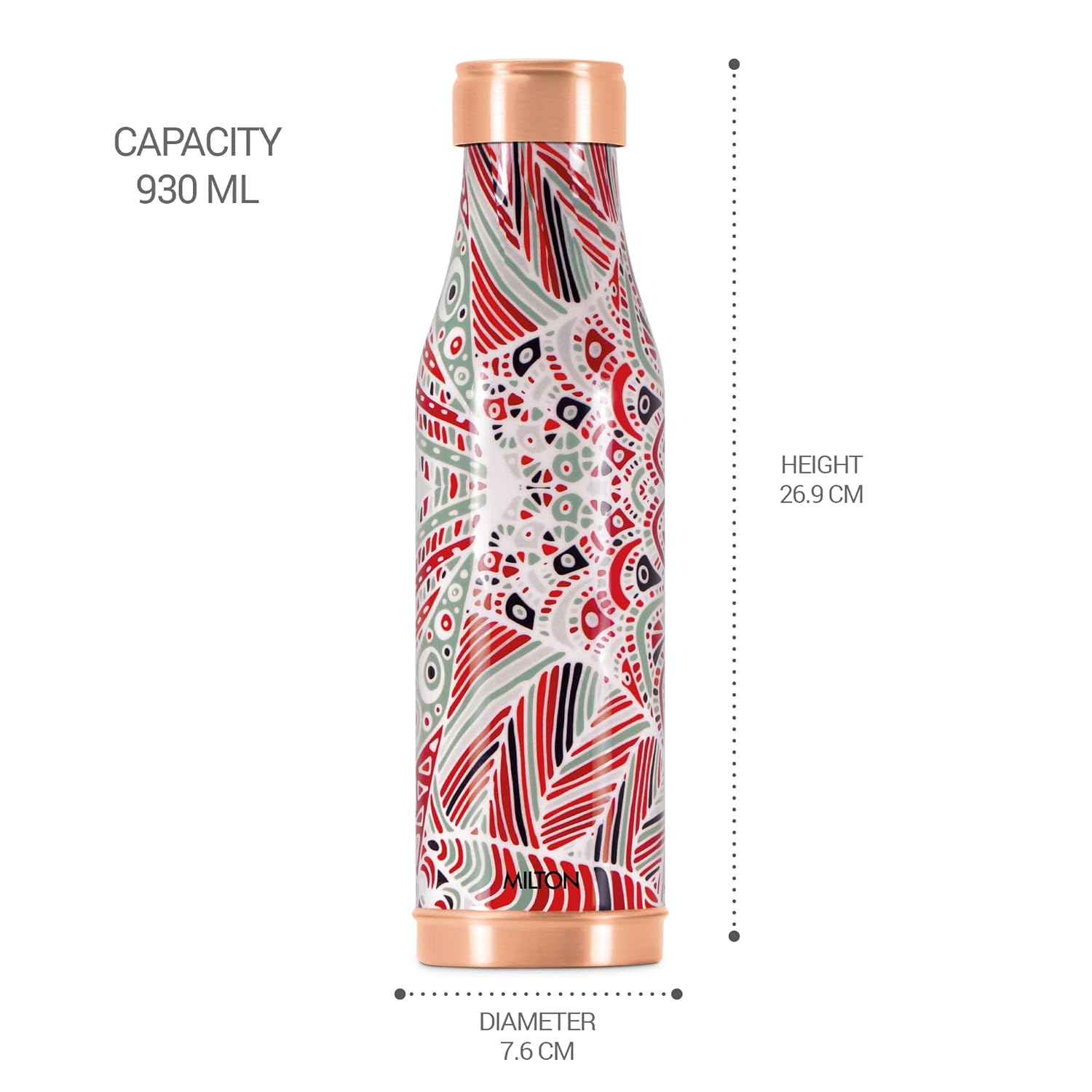 Copper Charge Design Bottle (Milton)