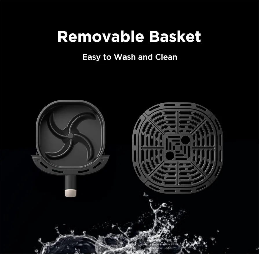 Preethi AIRPOT  APT001, uses up to 90% less fat, 1500W, Grill, Bake, Fry, Roast, Reheat, Airfryer for 4-5 people, 90+ Recipes, with Fast Flux Technology , Large 3.7 liter