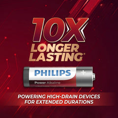 Philips LR03P6B/94 AAA Power Alkaline Battery (Pack of 6)