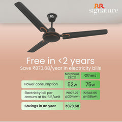 RR Signature MORPHEUS DECO 1S 1200 MM Ceiling Fan For Home-6