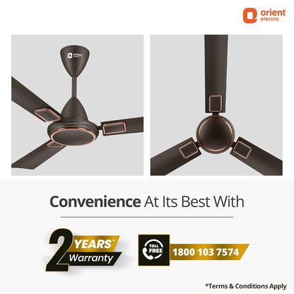 Orient Electric 1200 mm Falcon 425 Deco Metallic Bronze Ceiling Fan - Copper