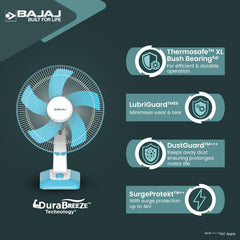 Bajaj Penta Robusto 400MM Oscillating Table Fan For Home-3