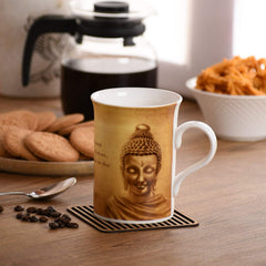 Clay Craft Fine Ceramic Milk Mug Single Piece 350 ml - Gifts for Brother, Sister, Father,Mother, Realtives, Friends, Girlfriend, Boyfriend, Boss, Colleagues on Any Occassion (Birthday)