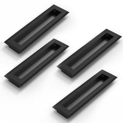 Plantex Sliding Door Handle/Concealed Handle for Sliding Door/160mm Concealed Handle for Wardrobe/Kitchen Cabinet - Pack of 4 (Black) (Model APS-DTC-3900)-1