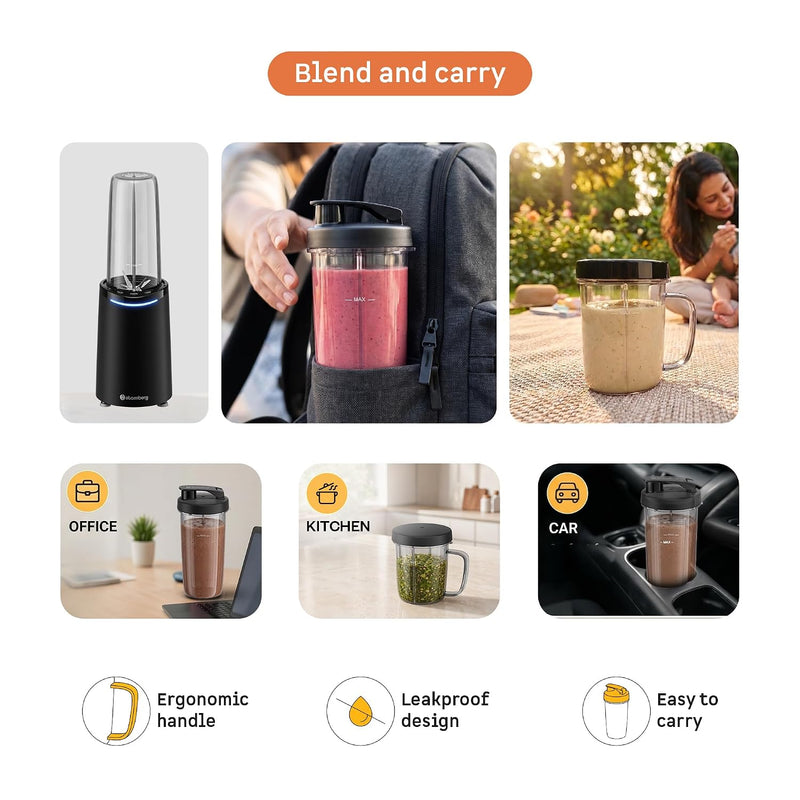 Atomberg New Launch Zephyr 4J Nutri Blender | Mixer-Grinder-Smoothie Maker