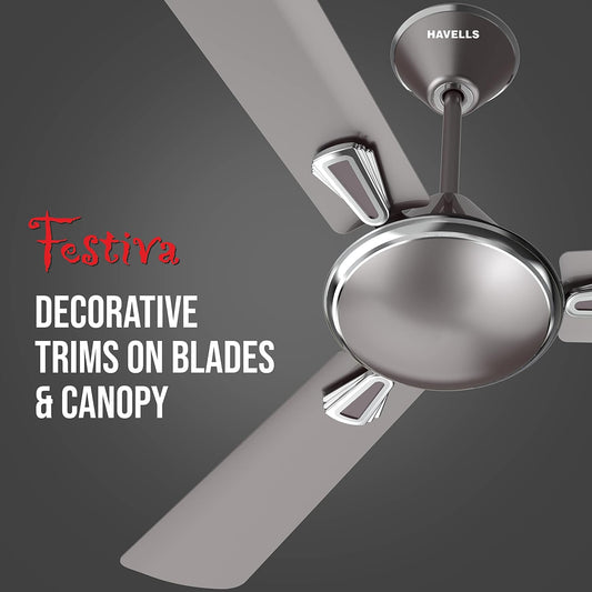 Havells Festiva 1200mm Dust Resistant Ceiling Fan (Mist)