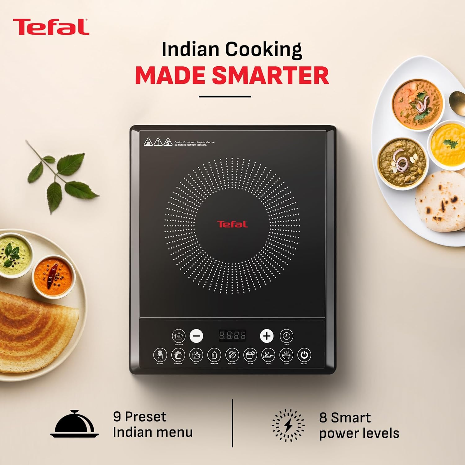 Tefal EXPRESS IH 1600W Induction Cooktop