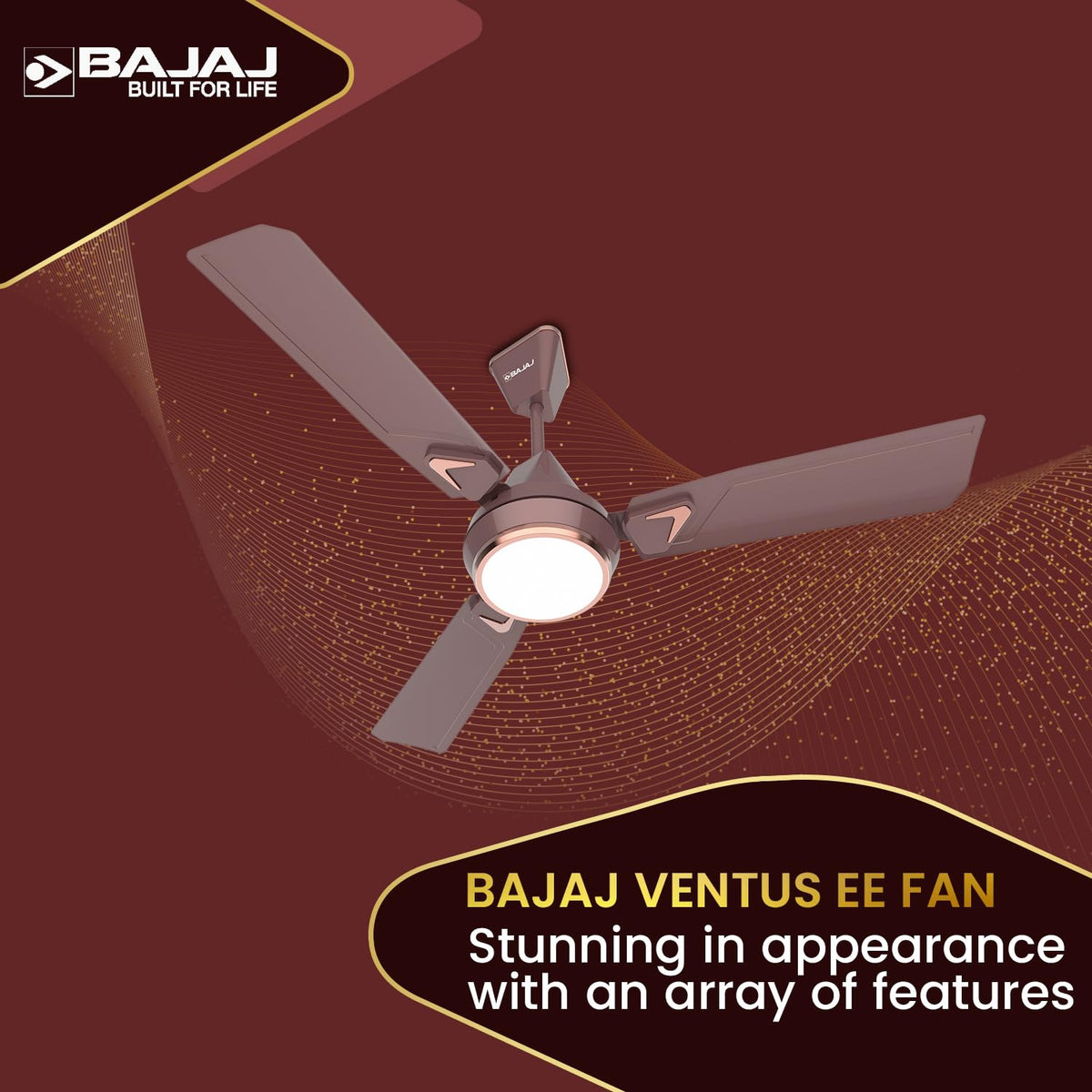 Bajaj Ventus EE 1200MM 1 Star Rated Ceiling Fan for Home-2