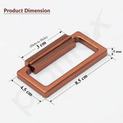 Plantex Rajwadi Drawer Kadi/Drawer Handle/Kadi for Drawers/Pull-Push Kadi for Home/Office Cabinet - Pack of 1 (Rose Gold)-3