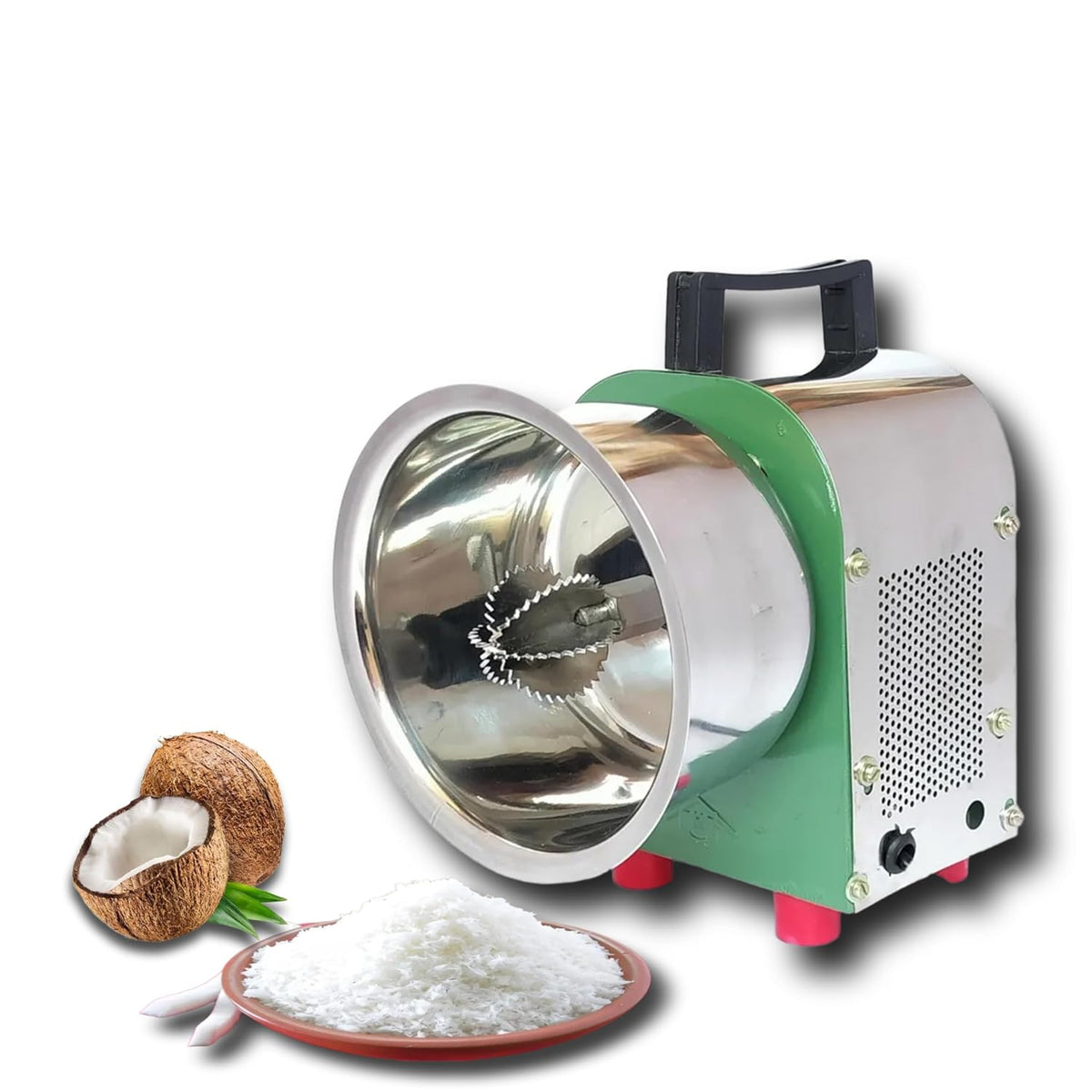 Coconut Scraper 100% Copper Motor | Chopper | Peeler | Grater - Stainless Steel Body - Electric Type (Copper Motor - Premium)