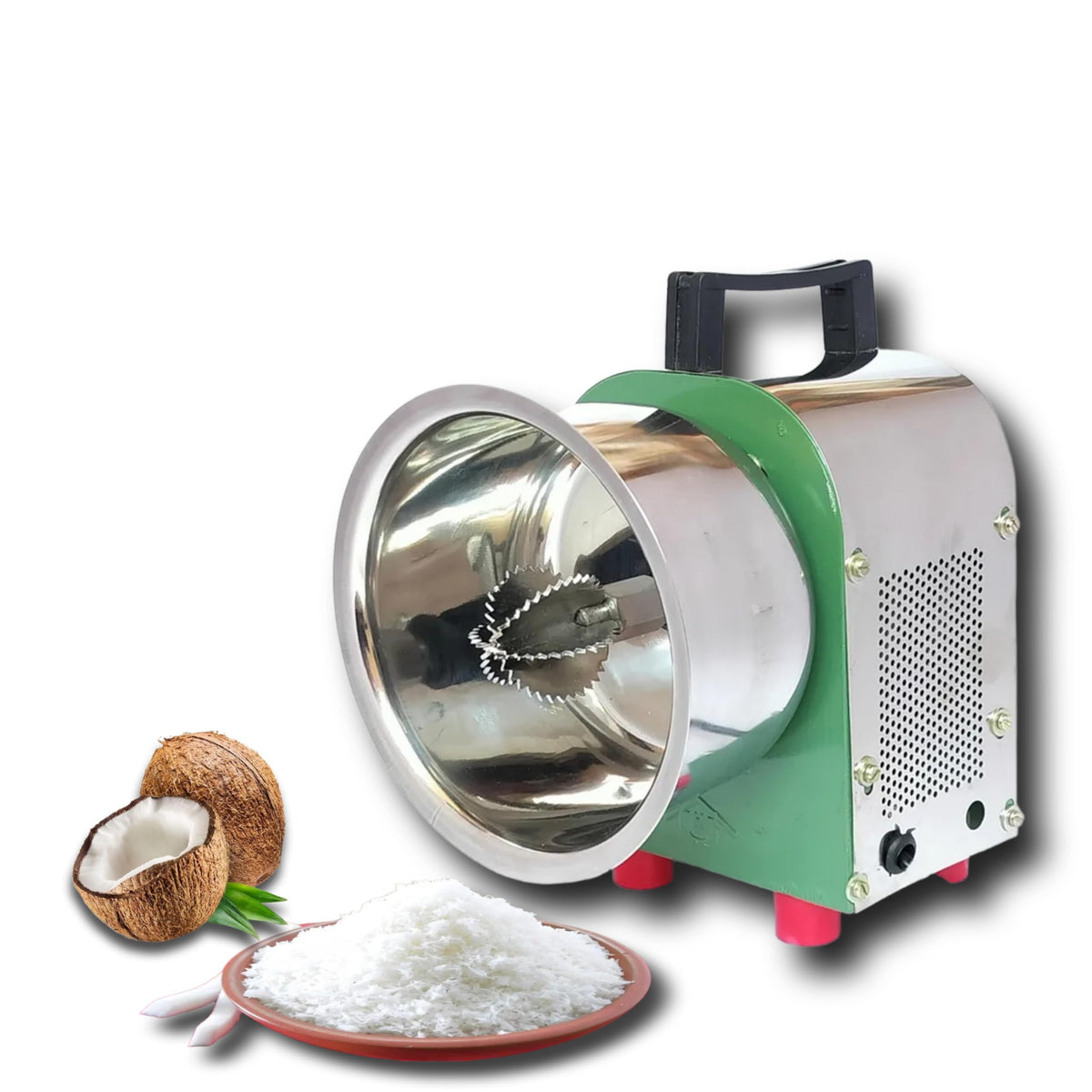 Coconut Scraper 100% Copper Motor | Chopper | Peeler | Grater - Stainless Steel Body - Electric Type (Copper Motor - Premium)