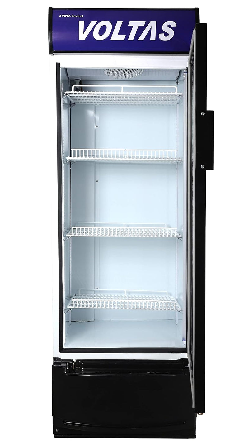 Voltas VC320/VCGT320SD Visi Cooler Plastic Single Door, Black (303L Gross).