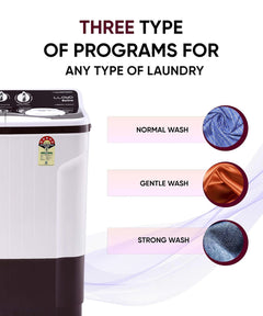 Lloyd 7.5 kg 5 Star Semi Automatic Top Load Washing Machine (GLWMS75DDMAC)-6