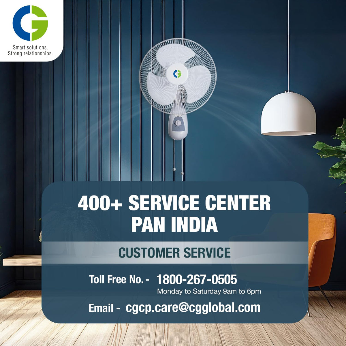 CG VHEG Wall Fan 400mm-5