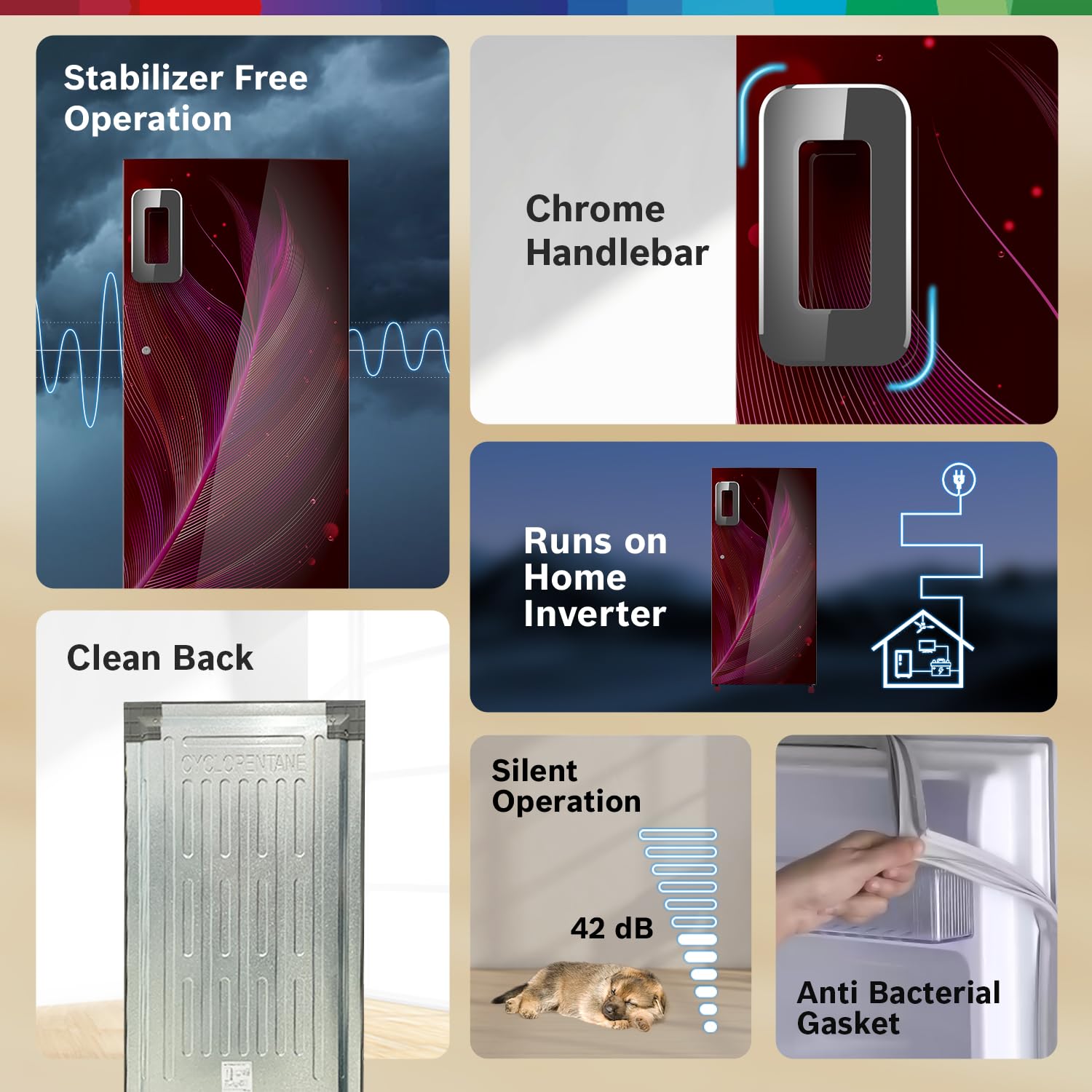 BOSCH 187 L, 3 Star, Single Door Refrigerator with Industry's largest vegetable box* & largest Beverage space (CST18W33NI, Feather Wine) | 18 Hour Cooling Retention, 2.5x Faster Cooling