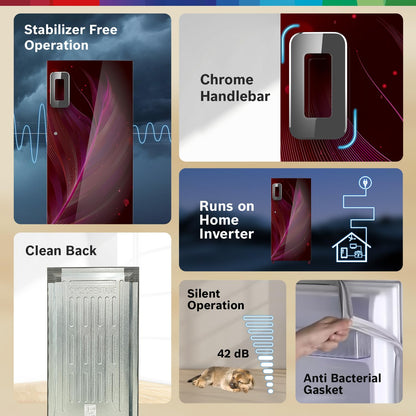 BOSCH 187 L, 3 Star, Single Door Refrigerator with Industry's largest vegetable box* & largest Beverage space (CST18W33NI, Feather Wine) | 18 Hour Cooling Retention, 2.5x Faster Cooling