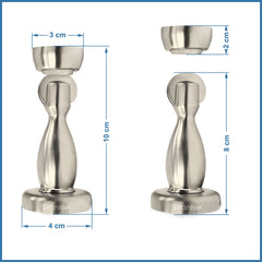 Plantex Magnetic Door Stopper/Door Magnet Stopper/Door Stopper for Main Door/Stops for Doors (4 Inch,Silver Matt)-3