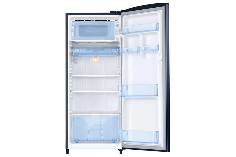 Samsung 183 L, 2 Star, Digital Inverter, Direct-Cool Single Door Refrigerator (RR20H2712HV/NL, Himalayan Poppu Blue, Single Touch Defrost, 2026 Model)-4