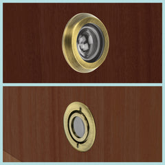 Plantex Door Eye/Eye Hole for Main Door/Door Eye Viewer/Eye Viewer for Safe Secure Home/Office/Hotel - (Antique)-3