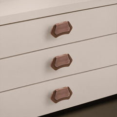 Plantex Drawer Kadi/3 Inch Chest Handle for Drawer/Rectangular Cabinet Kadi/Pull-Push Kadi for Home/Office Drawer - Pack of 3 (DTK-296, Rose Gold)-2