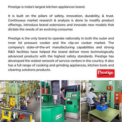Prestige Svachh, 20245, 3 L, Nakshatra Alpha Straight Wall, With Deep Lid For Spillage Control , 600 milliliters