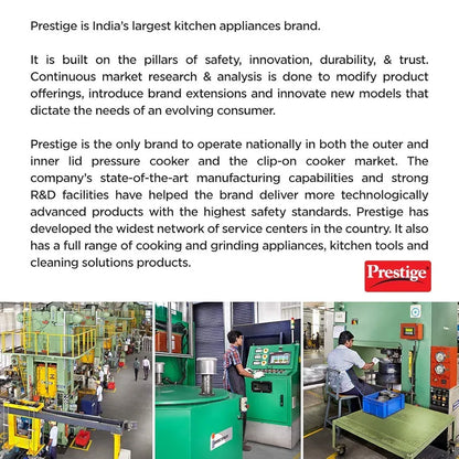 Prestige Svachh, 20245, 3 L, Nakshatra Alpha Straight Wall, With Deep Lid For Spillage Control , 600 milliliters