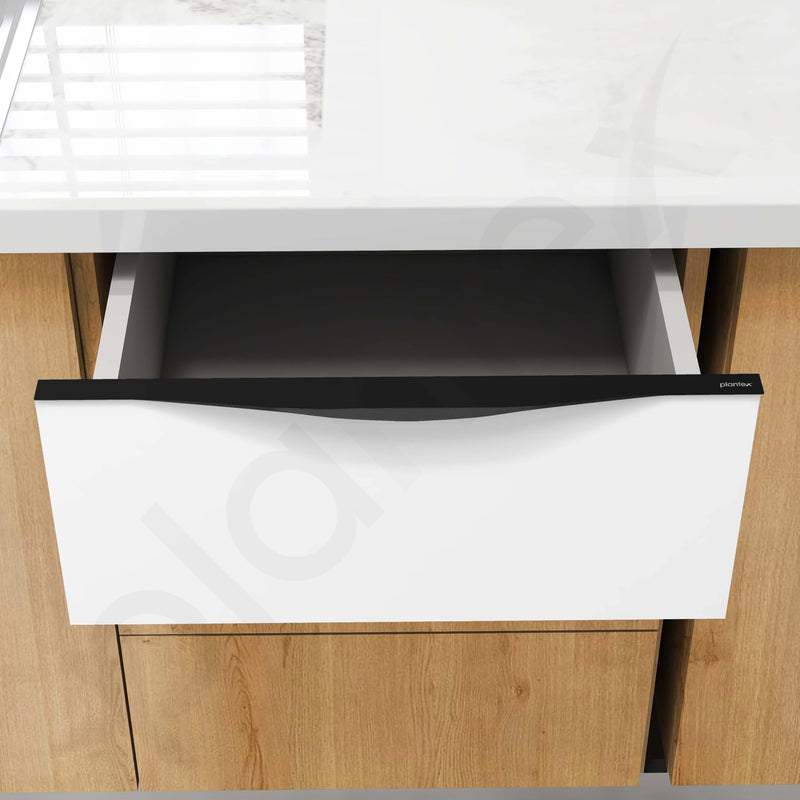 Plantex Profile Handle for Kitchen Cabinet/18 Inch Aluminium Drawer Profile Handle/Wardrobe Pull Handle for Home/Office/Hotel - Pack of 5 (Black) (Model APS-PF-1001)-6
