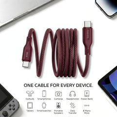Philips DLC4150CI/94 65W Type-C to Type-C Fast Charging Cable (1.5m, Iron Red)