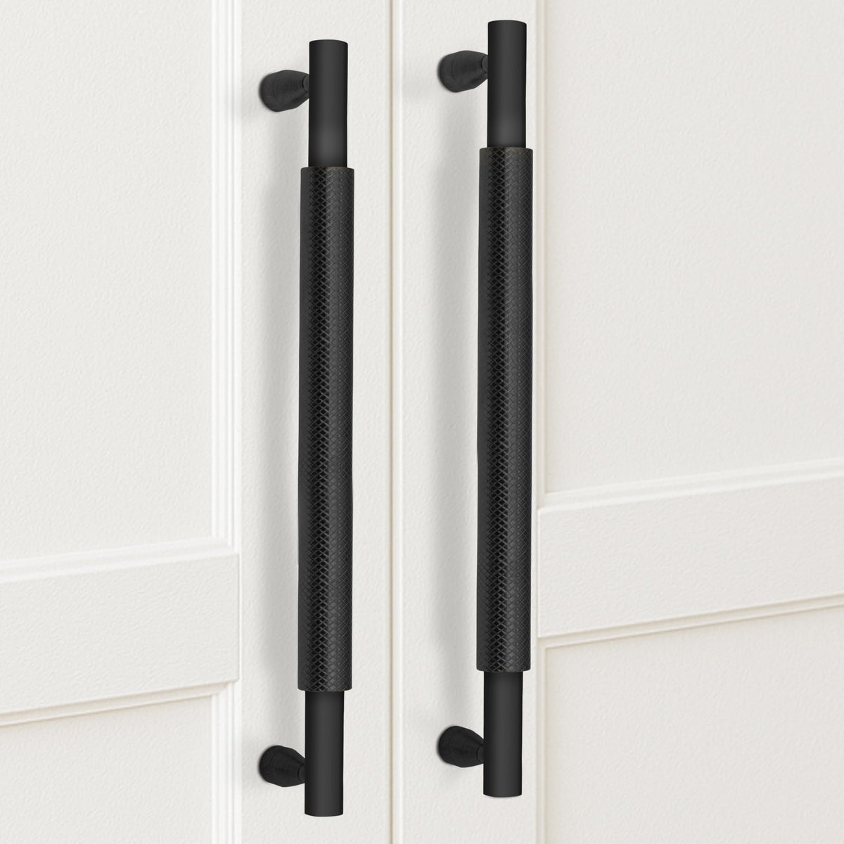 Plantex Cabinet Handle/Kitchen Cabinet Door Handle/Wardrobe/288 mm Cupboard Handle/Door Pull-Push Handle for Home/Office - Pack of 2 (Black) (Model APS-DTC-3910)-1