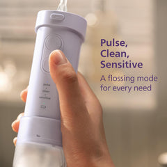 Philips Sonicare Compact Flosser 1000, Portable Water Flosser with 3 Flossing Modes (HX3333/23)