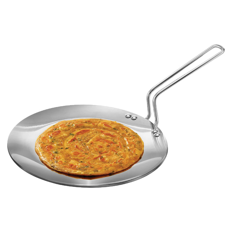 Hawkins Tri-Ply Stainless Steel Tava 22 cm, 3.5mm Induction Compatible