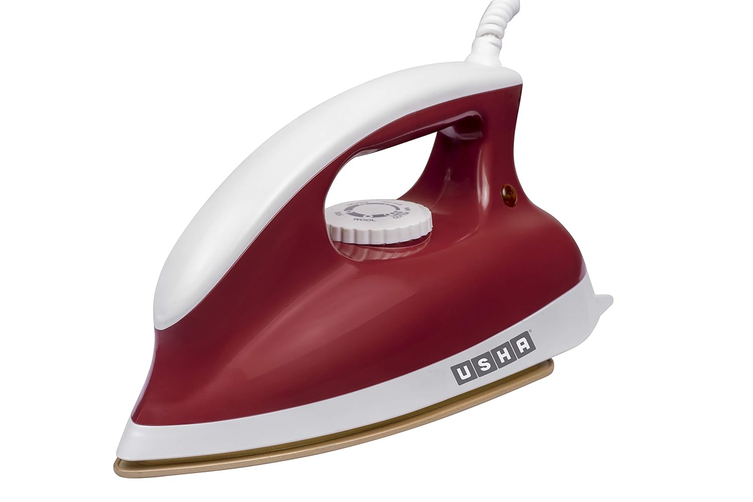 USHA Thunderbolt 800-Watt Copper Motor Mixer Grinder with 3 Jars and 5 Years Motor Warranty(Red) & Usha Goliath GO1200WG Heavy Weight 1200-Watt Dry Iron, 1.8 Kg(Red)