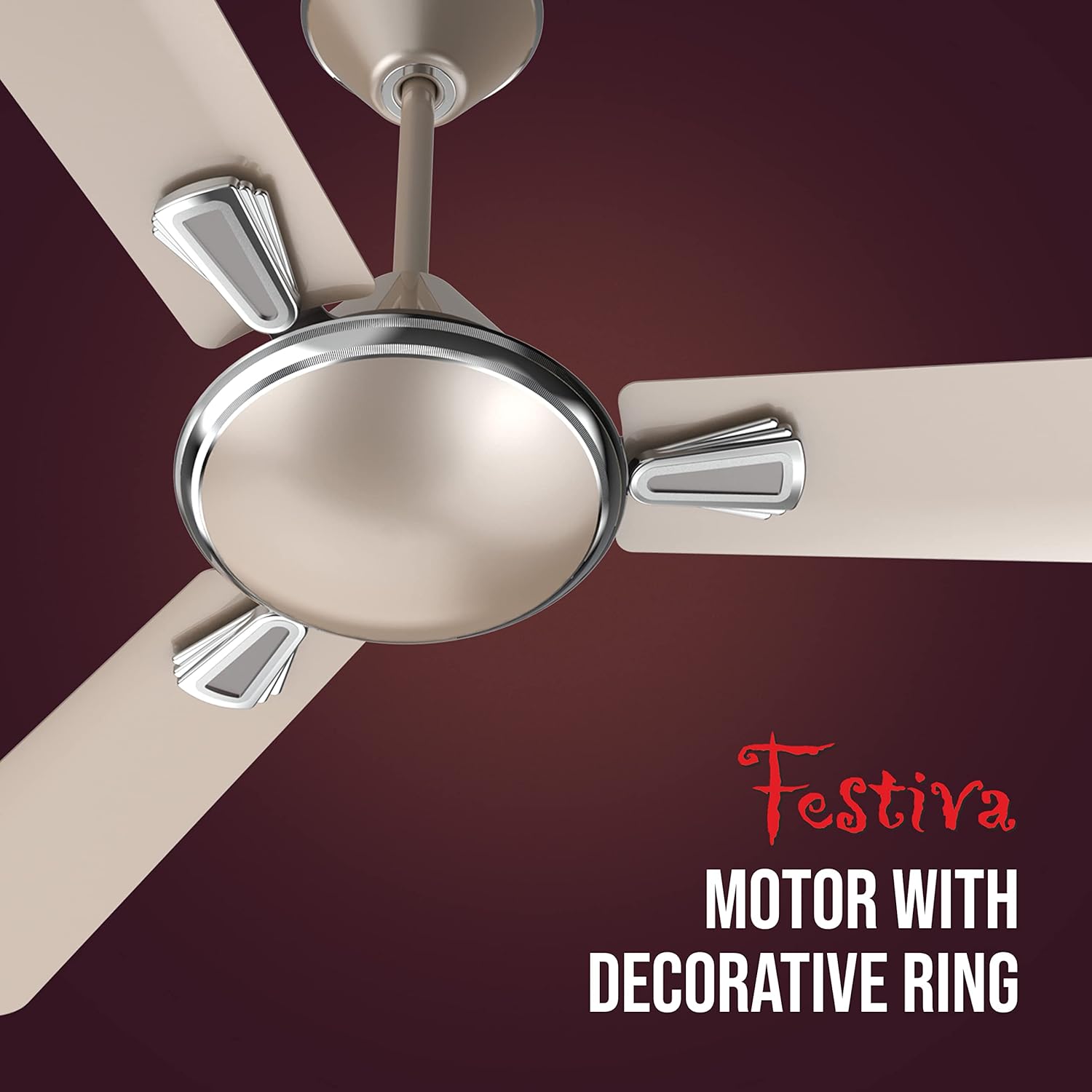 Havells Festiva 1200mm Dust Resistant Ceiling Fan (Gold Mist)