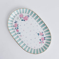 Magique by The Wishing Chair x ClayCraft : Portrait of a Rose - Glow Giftbox | Set of 2 Bowls & Platter | Dishwasher Safe | Festive Gifting | GiftBox Packaging