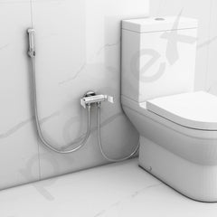 Plantex Brass 2 Way Angle Cock/2 in 1 Angle Valve with Wall Flange for Bathroom/Divine Dual Contro - Pack of 1 (1507, Chrome)-6