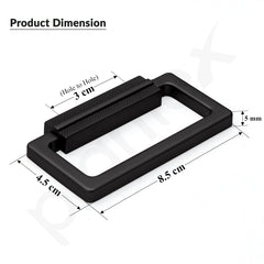 Plantex Rajwadi Drawer Kadi/Drawer Handle/Kadi for Drawers/Pull-Push Kadi for Home/Office Cabinet - Pack of 2 (SH-344, Z-Black)-3