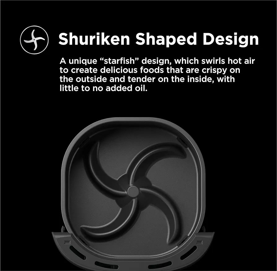 Preethi AIRPOT  APT001, uses up to 90% less fat, 1500W, Grill, Bake, Fry, Roast, Reheat, Airfryer for 4-5 people, 90+ Recipes, with Fast Flux Technology , Large 3.7 liter