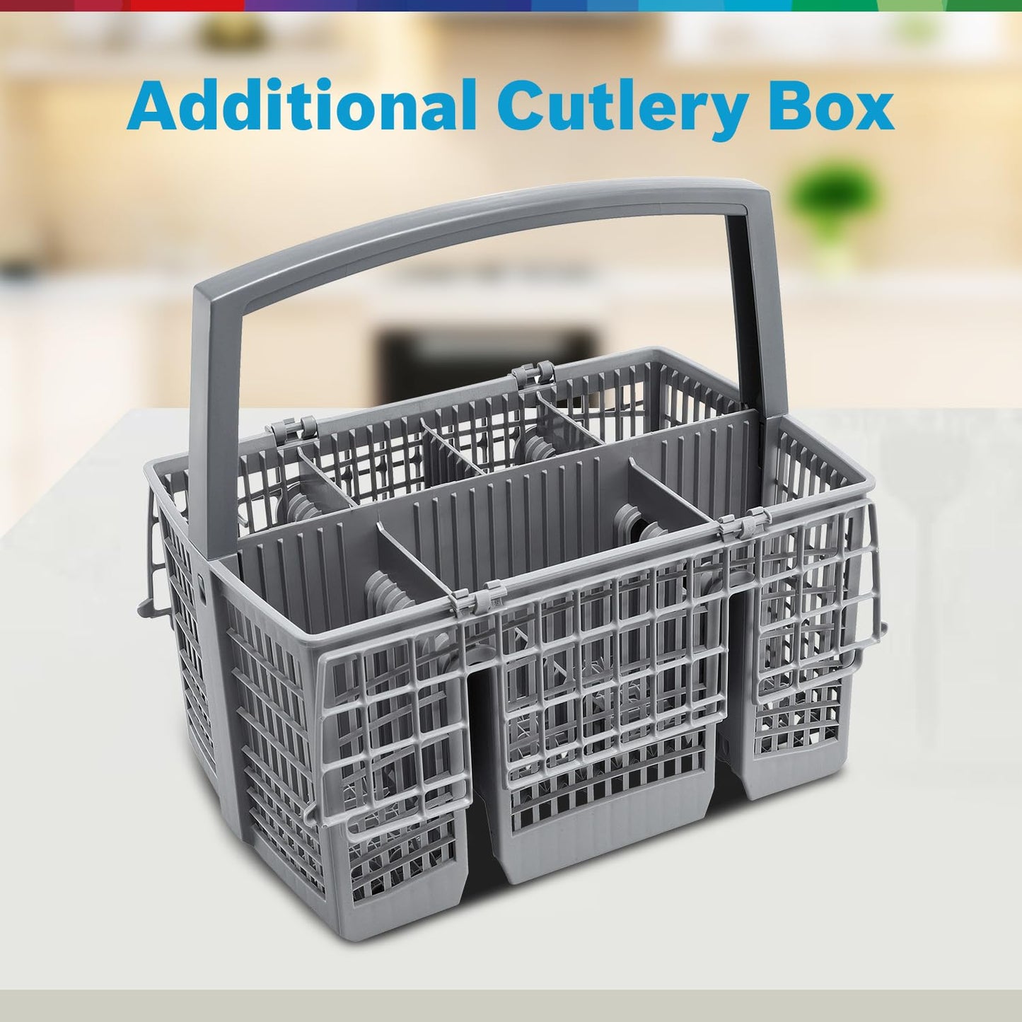 Bosch 13 Place Setting Dishwasher with Intensive Kadhai Program, No Pre-Rinse, 70⁰ Hot water wash, Half Load Option & Extra Cutlery Box - (SMS66GW01I, White, Glass Protection Technology)