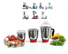 400ml, 1 Litre & 1.5 Litre Mixer Grinder Jar Set | Multipurpose Use | Compatible with Maharaja Whiteline (Selected Models Only) | Not Universal NOT FOR OTHER MODALS AND BRANDS CHECK BEFORE ORDER