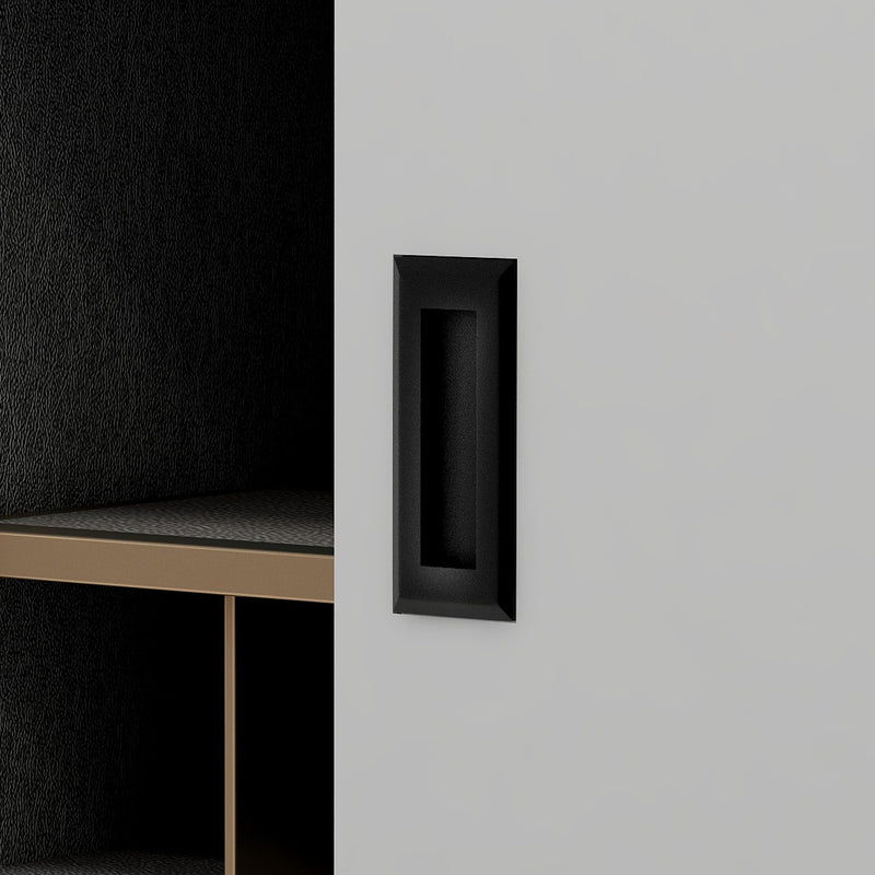Plantex Sliding Door Handle/Concealed Handle for Sliding Door/96mm Concealed Handle for Wardrobe/Kitchen Cabinet - Pack of 1 (Black) (Model APS-DTC-3900)-1
