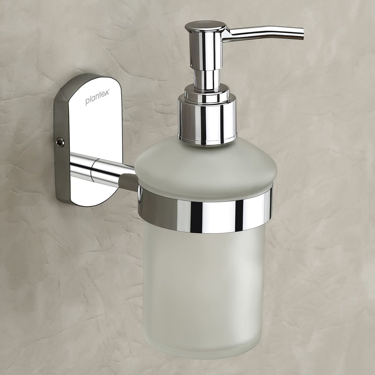 Plantex Parv 304 Grade Stainless Steel Toilet Paper Holder/Liquid Soap Dispenser/Bathroom Accessories - Chrome-2