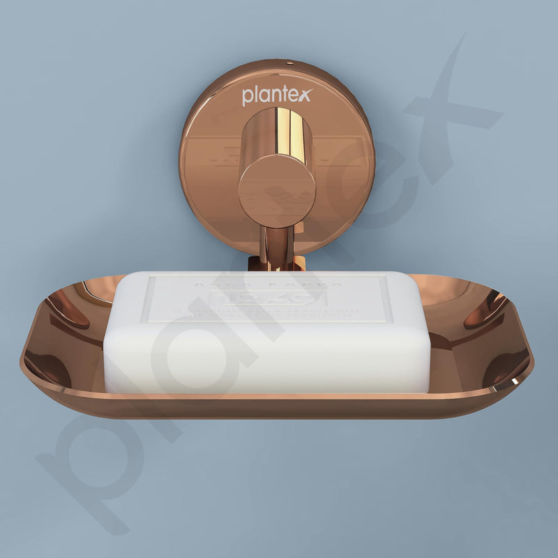 Plantex Galaxy 304 Grade Stainless Steel Single Soap Holder/Soap Stand/Soap Holder/Bathroom Accessories – (PVD Rose Gold)-3
