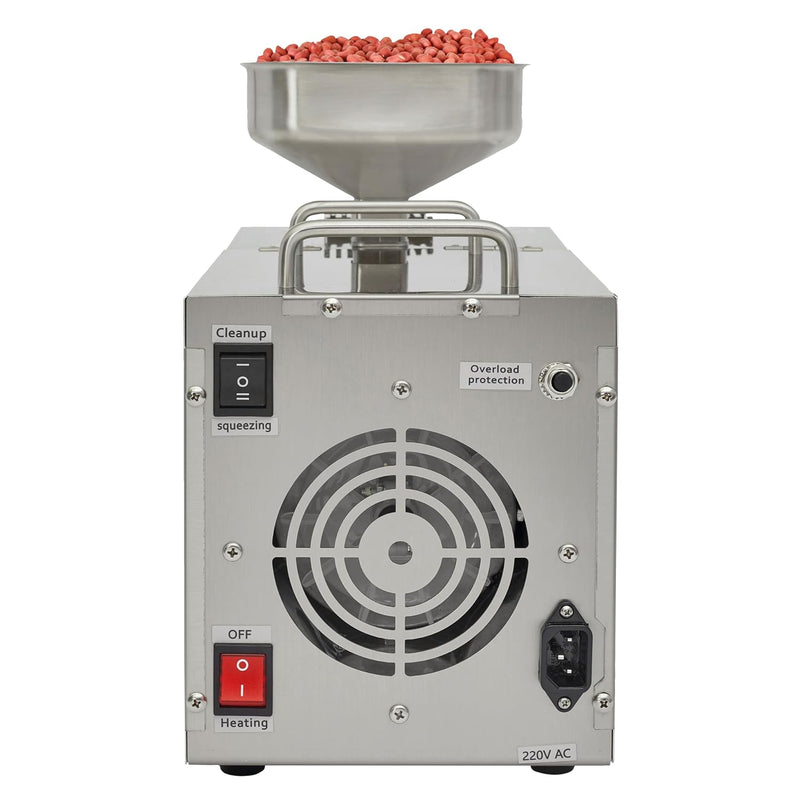 Vishvas 600W Cold Press Oil Maker Machine For Home Use Digital Control | Extracts Peanut, Groundnut & Multi-Seed Oil, Stainless Steel Body, Digital Temperature Controller, 1 Year Warranty (VI-582TC)