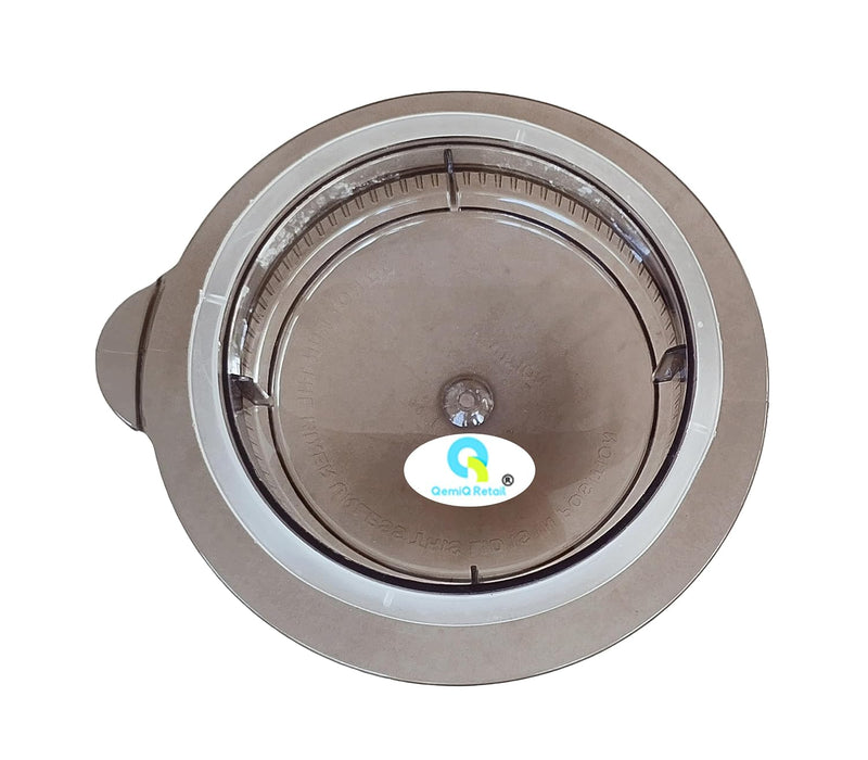 Sujata Flat Lid Cover for Medium Steel Jar, Compatible with Dynamix and Multimix Models