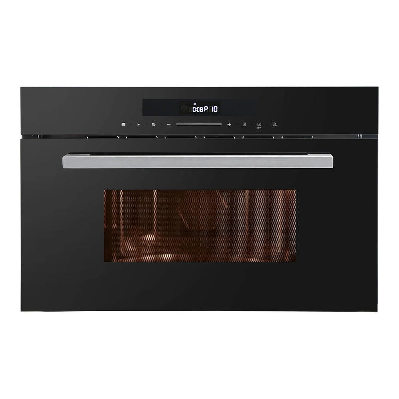 Faber 34L Built-In Black Finish Microwave Oven with Touch Control | Auto Cook Menus & Auto Power Off Protection | Grill,