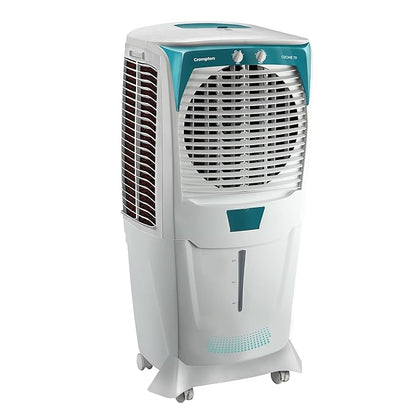 Crompton Ozone 75 Litres Desert Air Cooler for home | Large & Easy Clean Ice Chamber | 4-Way Air Deflection | High Density Honeycomb Pads | Everlast Pump | Auto Fill