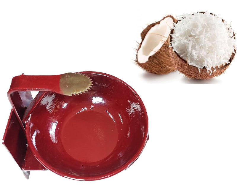 Q8 Twinkle Table Top Coconut Scraper/Grater/Chirava (Coconut Scraper) with Plate