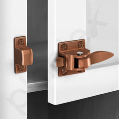 Plantex Cabinet Latch Heavy-Duty Hatch Case Bolt for Storage Units, Toolboxes, Kitchen Cabinets & Cupboards - Pack of 4 (Rose Gold)-5
