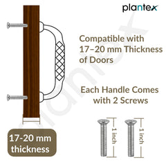 Plantex Cabinet Handle/Kitchen Cabinet Door Handle/Wardrobe/Cupboard Handle/Door Pull-Push Handle for Home/Office - Pack of 1 (Brass Antique)-5